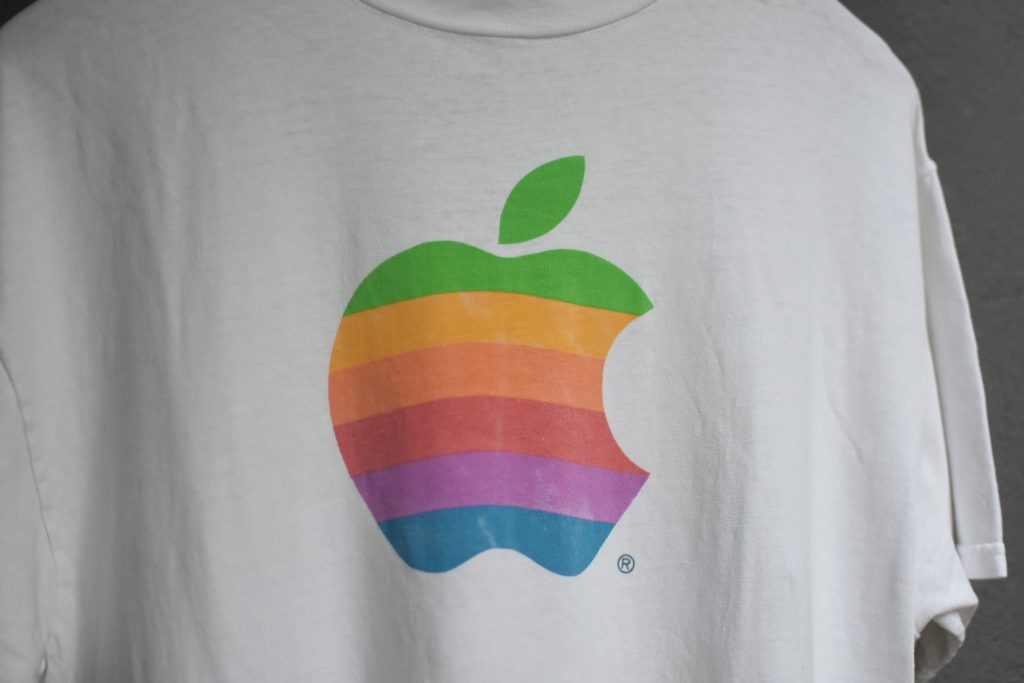 超激得国産 ビンテージ Apple store ノベルティ Tシャツ H3rTy