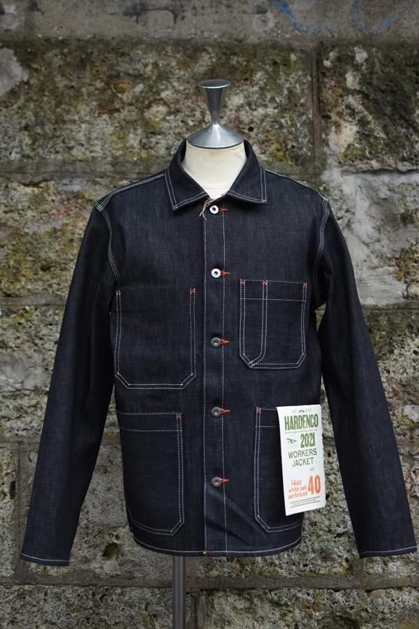 HARDENCO / ハーデンコー 】“ FRENCH WORKERS JKT 14oz cone mills 