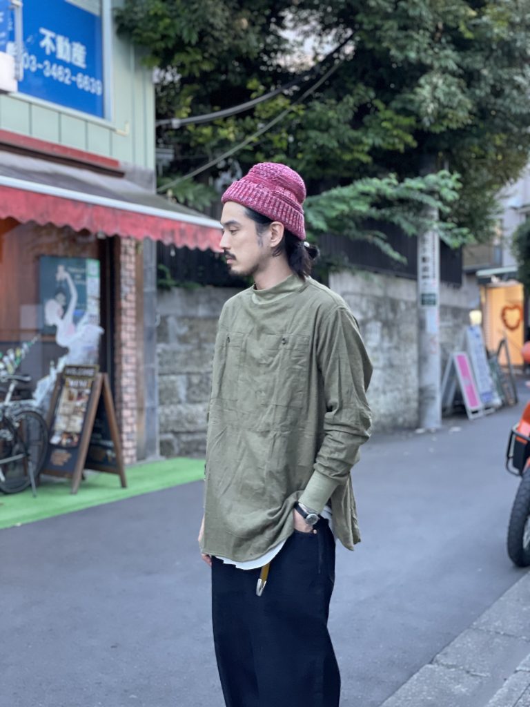 MONITALY / モニタリー 】 CINCHO VEST ( WOOL FLANNEL MELANGE BEIGE