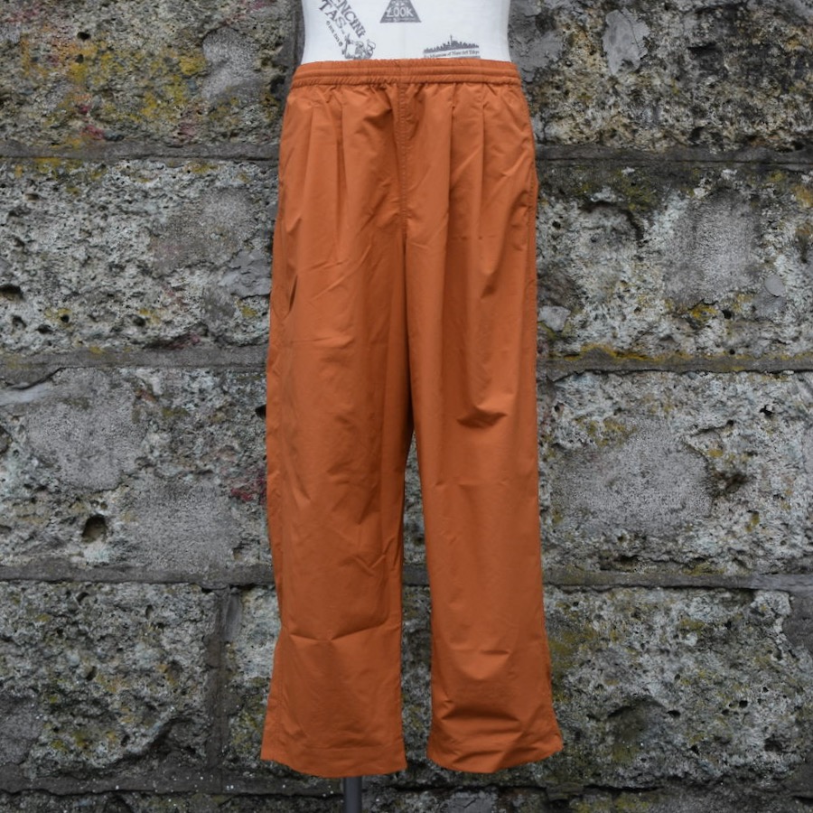 ワイド デザイン パンツ 黒×オレンジ メンズ 【200423】 - ワーク